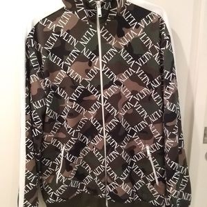 Valentino Camo Jersey Jacket